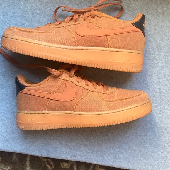 Nike Air Force 1 Burnt Orange Air Sneakers - Picture 6 of 6